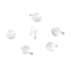 Dental Orthodontic Ceramic Clear Lingual Button Bondable Round/Rectangular/Hook