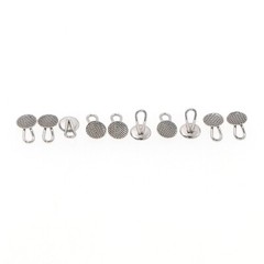 Dental Orthodontic Metal Ceramic Cleat Lingual Button Hinges Traction Hook Turbo