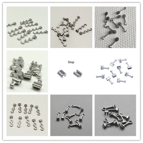 100Pcs Dental Orthodontic Long/Short/Left/Right/Cross/Stops Crimpable Hooks