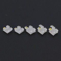 Dental Orthodontic Sapphire Brackets Ceramic Braces Roth MBT 022 345 Aesthetic