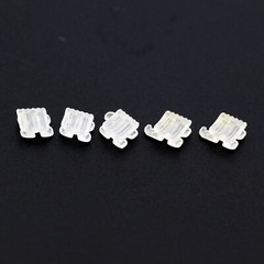 Dental Orthodontic Ceramic Brackets Clear Sapphire Aesthetic Roth MBT 022