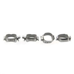 GAC Orthodontic Molar Bands MBT Double Tubes Convertible Lingual Sheath 85 Set