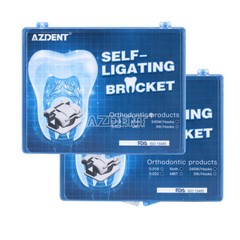 AZDENT Dental Orthodontic Self-Ligating Brackets Braces Roth MBT.022 Hooks 345