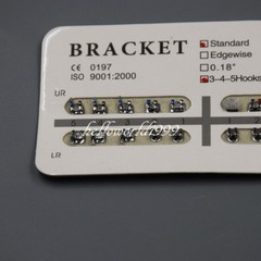 20 Pcs/Set Dental Orthodontic Standard Roth 0.22”Slot 345 Brackets Braces Metal