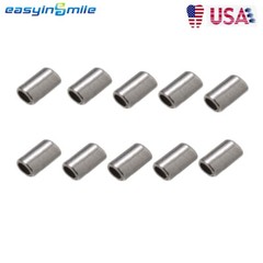 10pcs Dental Orthodontic Crimpable Hooks Stops Mini Tube Bracket Stop 0.8mm