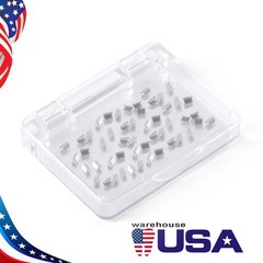 50Pcs Dental Orthodontic Crimpable Stops Universal Stainless Steel Split/Mini