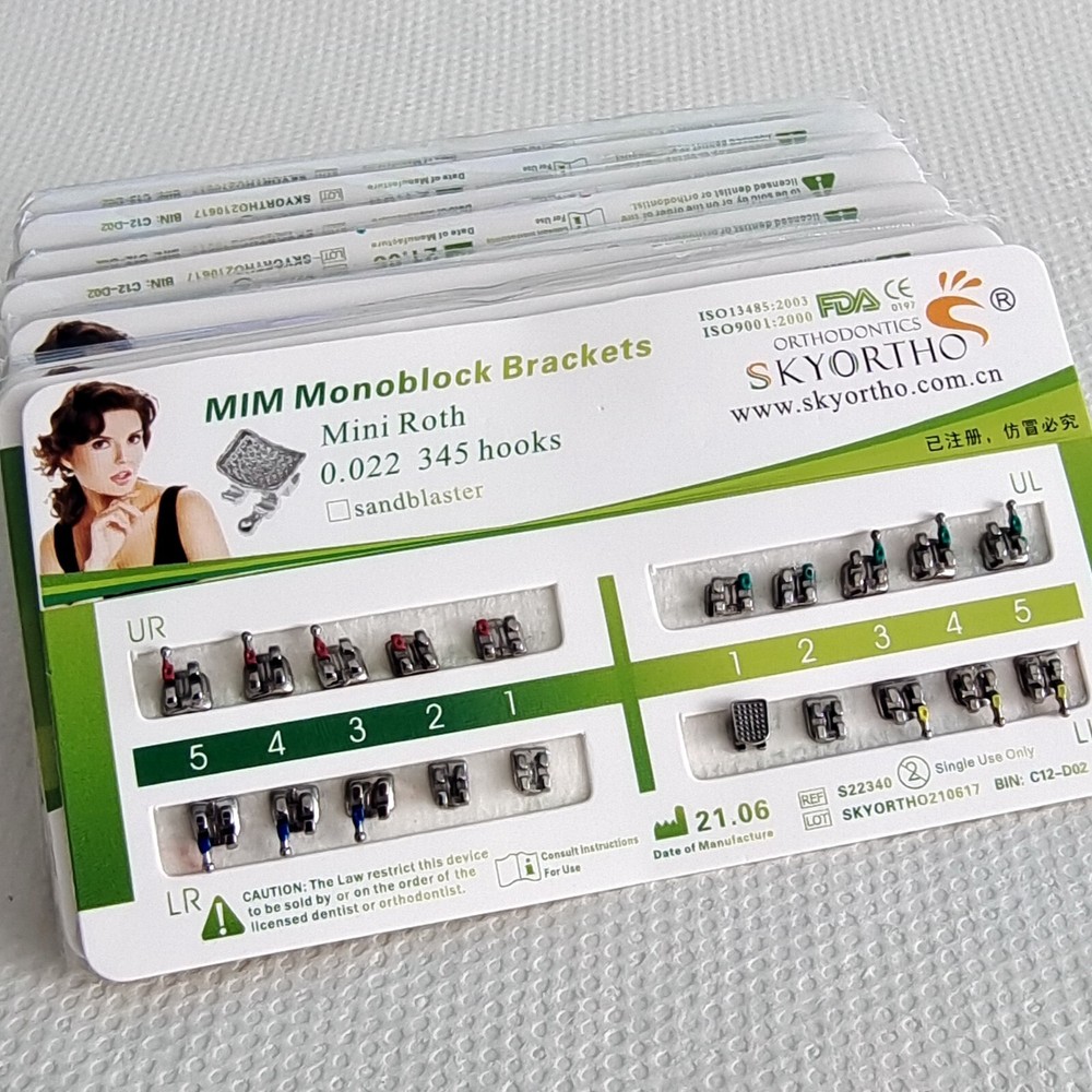 Dental Orthodontic Braces Brackets/Arch Wire /Buccal Tube /Lingual Button