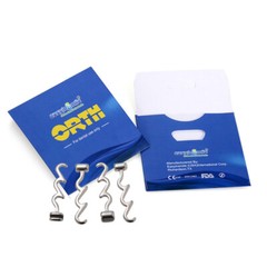 10pc Dental Orthodontic Crimpable Hooks Stops/Cross/Sliding/Left/Right Brackets