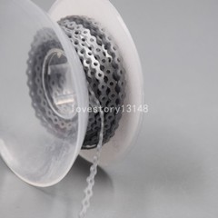 1 Roll Dental Orthodontic Elastic Rubber Bands Power Grey Long 15 Sheet Of Chain