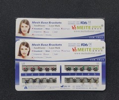 5 Sets Dental Orthodontic Metal Brackets Braces Standard Roth MBT Mesh Base