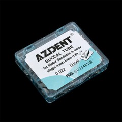 AZDENT Dental Orthodontics Buccal Tubes 1st 2nd Molar Tube Roth MBT 022 018 Type
