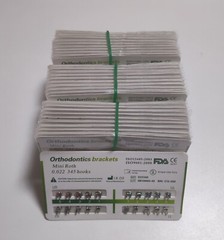 20Pack Dental Orthodontic Metal Braces Bracket Mini Roth 022 345hooks Mesh Base
