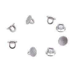 10Pcs/Pack Dental Lab Ortho Lingual Button Bondable Round Direct Eyelet Traction