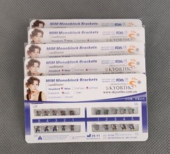 10 Sets Dental Orthodontic Metal Brackets MIM Monoblock Mini Roth 022 no hooks