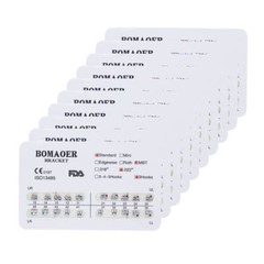 1-100 packs Dental Orthodontic 20pcs/Pack Bracket Braces Standard MBT 022 3Hooks