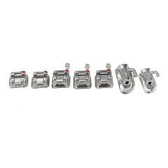 Dental Orthodontic Self Ligating Brackets Damon Q Clear Ceramic Metal Roth MBT