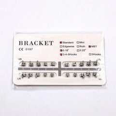 25Models Orthodontic Dental Mini/Standard Metal Bracket Braces Roth/MBT/Edgewise