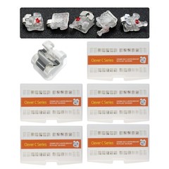 Orthodontic Bracket Self Ligating Ceramic Clear Aesthetic Interactive Roth 0.022