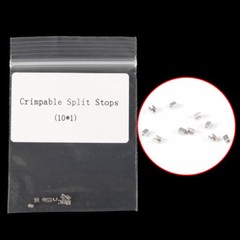 100 Pcs 10 Packs Dental Orthodontic Crimpable Hook Split Sliding Stops General