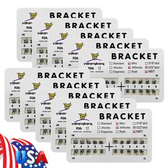 Dental Orthodontic Brackets Braces Mini Standard Slot.MBT 022 No 345 Hooks MX
