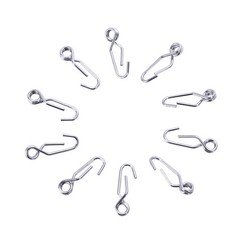 10 Pcs Dental Orthodontic Self-Locking Separating Springs0.5mm Separating Teeth