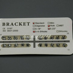 10/20/50 Packs Dental Orthodontic Separable Bracket Standard 018/022 Slot Hooks