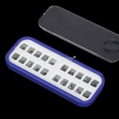10 Boxes AZDENT Dental Orthodontic Bracket Braces Mini Roth .022 Hooks 345