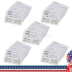 50X Ortho Metal Brackets Braces Mini MBT Slot.022 3-4-5 Hooks MMS-5 Dental