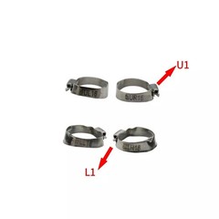 80 Pcs Dental Roth MBT 16#-35 36#-39+ U2L1 U1L1 1st Molar Bands with Buccal Tube