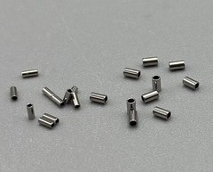 Dental Orthodontic Crimpable Hook Stopper Crimpable Mini Stop Tube Bracket 0.5mm