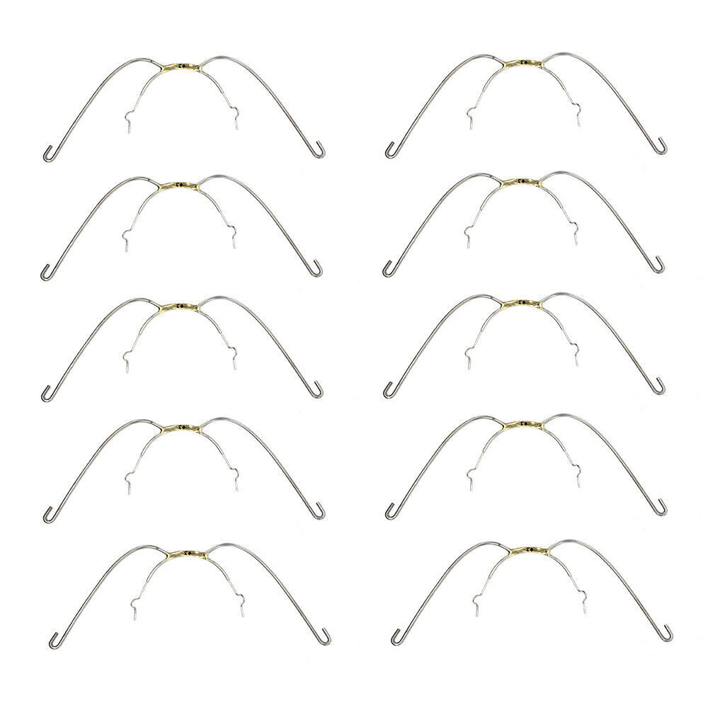 10Pcs Ortho Dental Stainless Steel Extraoral Face Bow With Cuspid Hook 6 Type