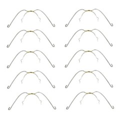 10Pcs Ortho Dental Stainless Steel Extraoral Face Bow With Cuspid Hook 6 Type