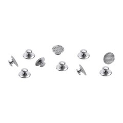 50 Pcs Dental Orthodontic Lingual Button Bondable Round Mesh Base Bonding
