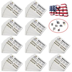 Dental Orthodontic Brackets Brace Standard MBT.022 Hooks 345 Metal 20pcs/pack SA