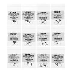 4PCS AZDENT Dental Orthodontic Bands Buccal Tube 1st Molar Roth.022 35#-40+#