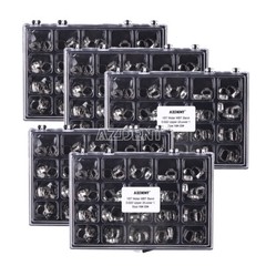 80Pcs AZDENT Dental Orthodontic Bands Buccal Tube 1st Molar MBT.022 U2L1 16#-35#