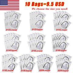 100PCS Dental Orthodontic Arch Wire Niti Round /Braces Bracket 022 Slot All Size