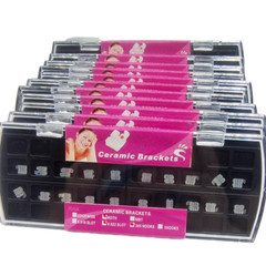 Dental Orthodontic Ceramic Brackets Braces Roth 0.022 Slot 3-4-5 Hooks Premium