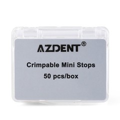 50Pcs Dental Orthodontic Crimpable Stops Universal Stainless Steel Split/Mini