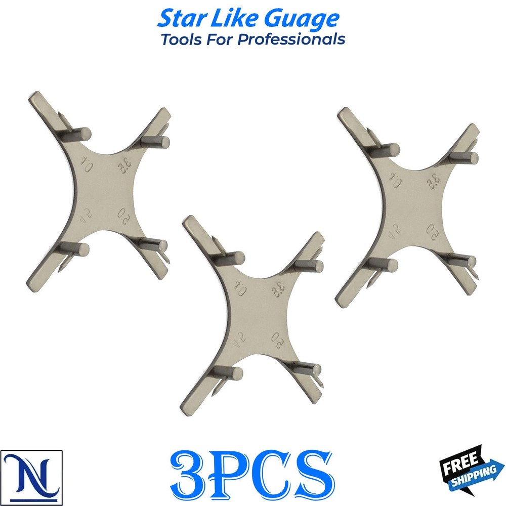 Professional Orthodontic Boone Bracket Gauge Star Positioner Placement Tool CE