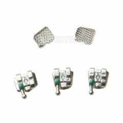 10 Packs AZ Dental Orthodontic Brackets Standard Braces MBT .018 Hooks 3-4-5