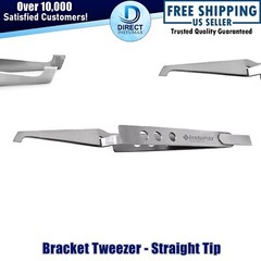3Pcs Orthodontic Dental Tool Set – Braces Placement Tweezer With Ligature Scaler