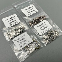 Dental Orthodontic Brackets metal Braces Standard Roth Slot 022 3# w hook Bulk
