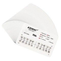 AZDENT Dental Orthodontic Brackets Metal Braces Mini Edgewise Slot.018 Hooks 345
