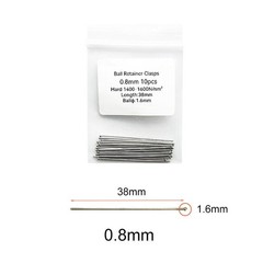 Dental Orthodontic Ball Retainer Clasps Fixed Position Corrector 0.7/0.8/0.9mm