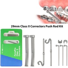 Orthodontic Fatigue Resistant Device Kits Class II Corrector Push Rod 22-38mm