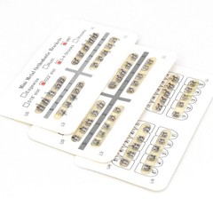 20 Pcs/Pack Orthodontic Dental Edgewise/ROTH/MBT Mini/Standard Bracket Braces