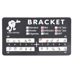 Dental Ortho Bracket Brackets MIM Monoblock Mini Roth 0.022 345Hooks 20Pcs/pack