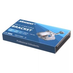 5 packs Dental Self-ligating Metal Brackets Bracket Roth 0.022 345 Hooks u