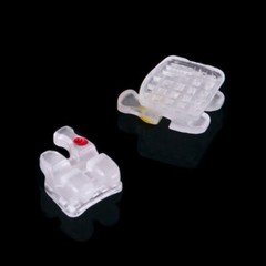 Dental Orthodontic Brackets Ceramic Braces Roth MBT.022 .018 5*5 345 Hook AZDENT